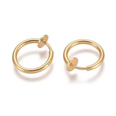 304 Stainless Steel Clip-on Earring Findings