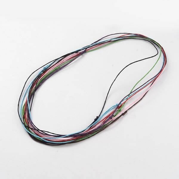 Korea Waxed Cotton Cord Necklace Making