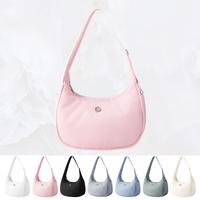 BABYSUN Mini Shoulder Bag for Women Fashion Nylon Crescent Bag Underarm Shoulder  Bag Simple Handbag Small Tote Bag Purse