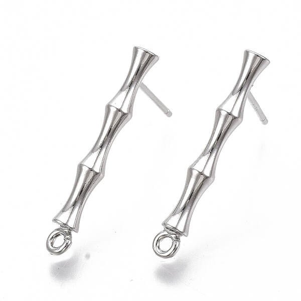 Brass Stud Earring Findings