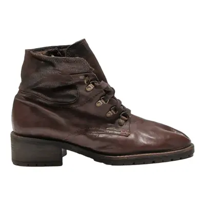 GABOR Lace-Up Boots Brown Leather Mens UK 7.5