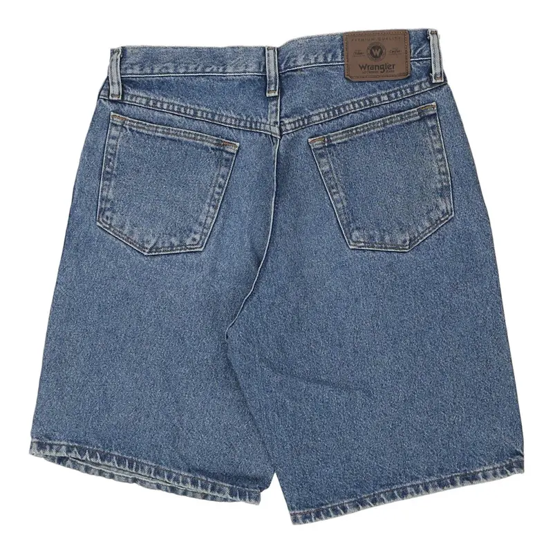 Wrangler Denim Shorts - 30W 10L Blue Cotton