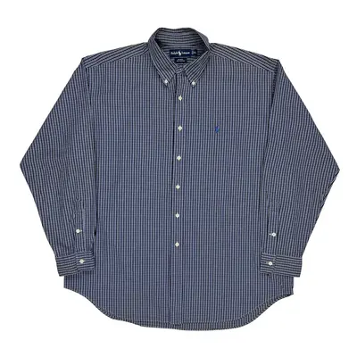 Blake Ralph Lauren Checked Shirt - XL Blue Cotton | Size: x-large