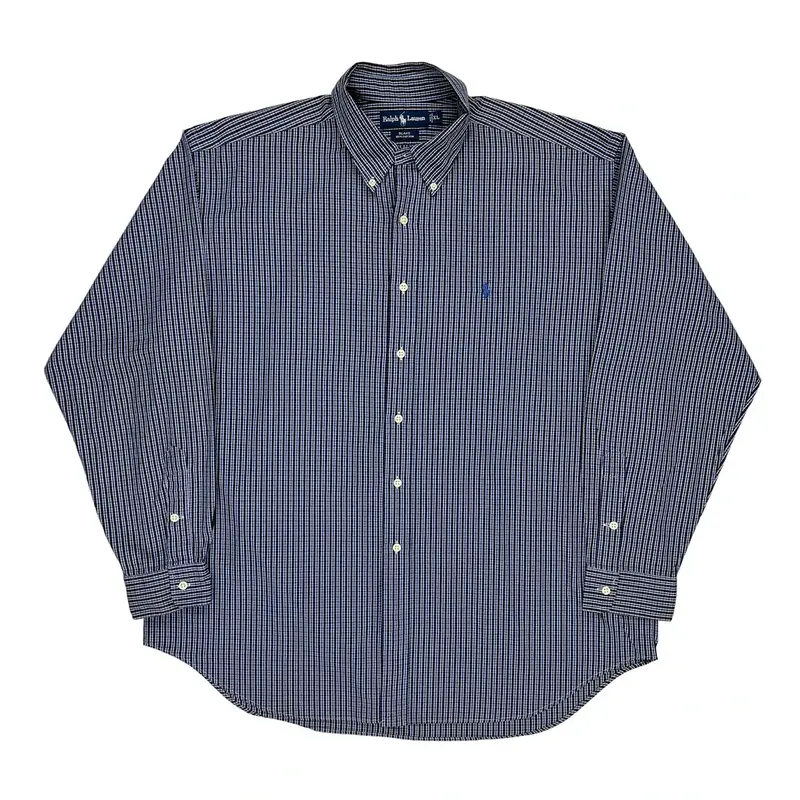 Blake Ralph Lauren Checked Shirt - XL Blue Cotton | Size: x-large