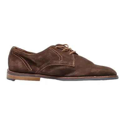 TOMMY HILFIGER Brogue Shoes Brown Leather Mens UK 6.5