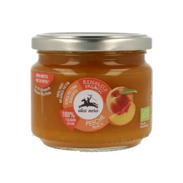 Alce nero Organic Peach Compote Spa Alce Nero 270g
