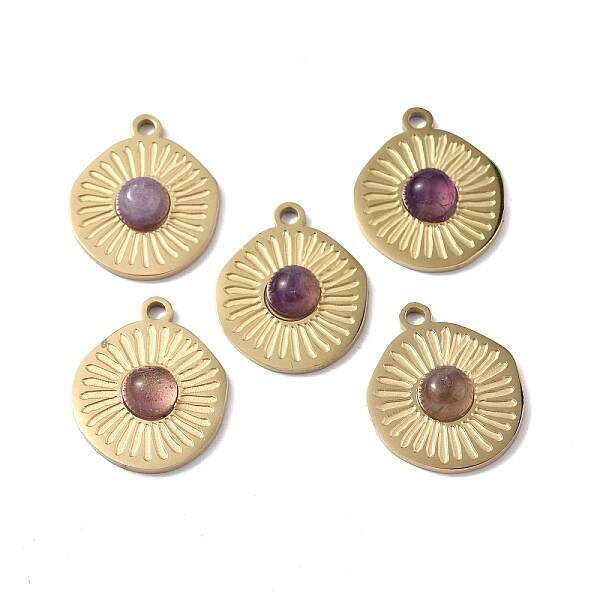 Natural Amethyst Pendants