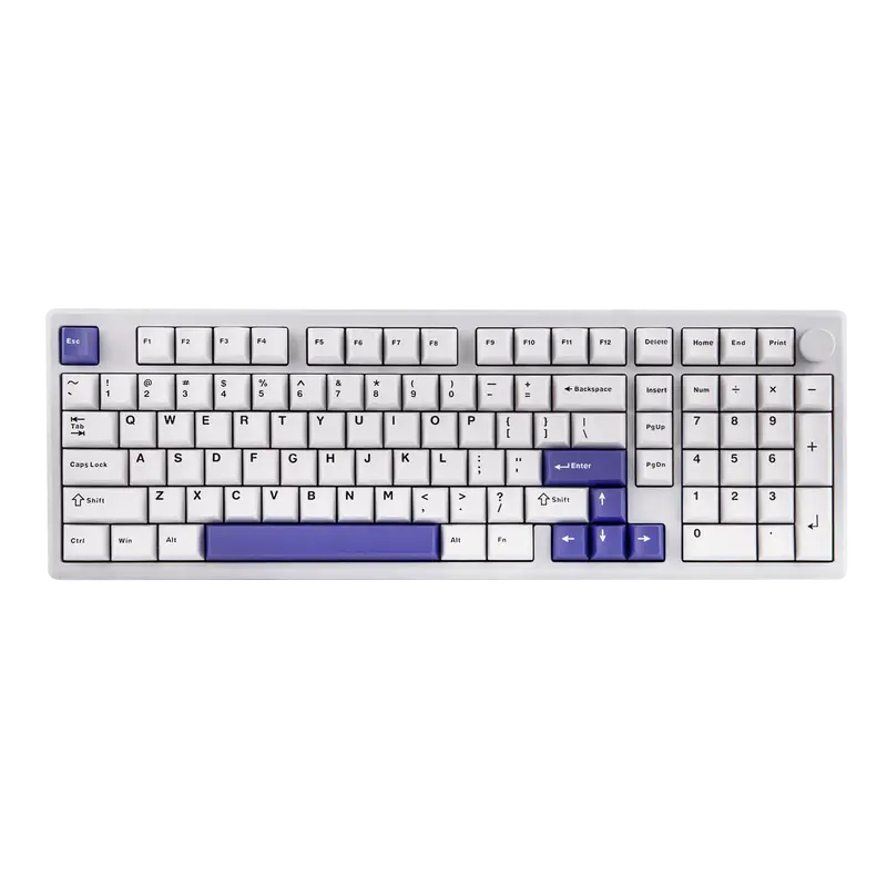 Epomaker Galaxy100 1800 ANSI Layout VIA Gaming Wireless Keyboard with Knob - Aluminum Gasket Keyboard with Cushioning Materia...
