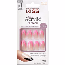 Impress Salon Acrylic French Color - Adhesive 28 pieces