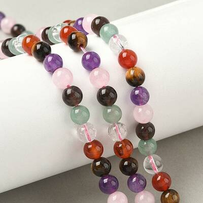 Natural Mixed Gemstone Beads Strands