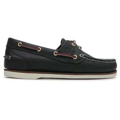 Timberland Classic Boat Full Grain Leather Women's Comfort Shoes - Blue - Size:US 7.5 Women