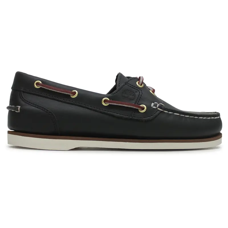 Timberland Classic Boat Full Grain Leather Women's Comfort Shoes - Blue - Size:US 7.5 Women