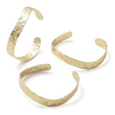 Rack Plating Brass Open Cuff Bangles