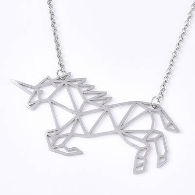 Non-Tarnish 201 Stainless Steel Pendant Necklaces