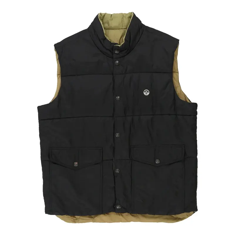 North Sails Reversible Gilet - XL Black Nylon