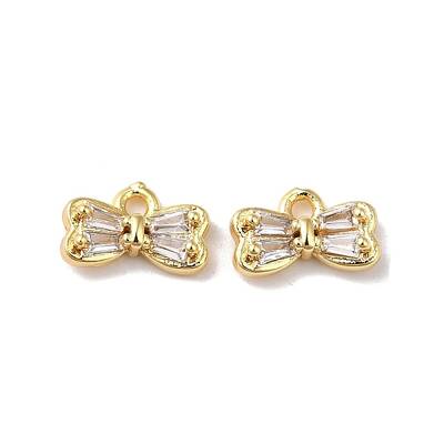 Brass with Glass Rhinestone Charms