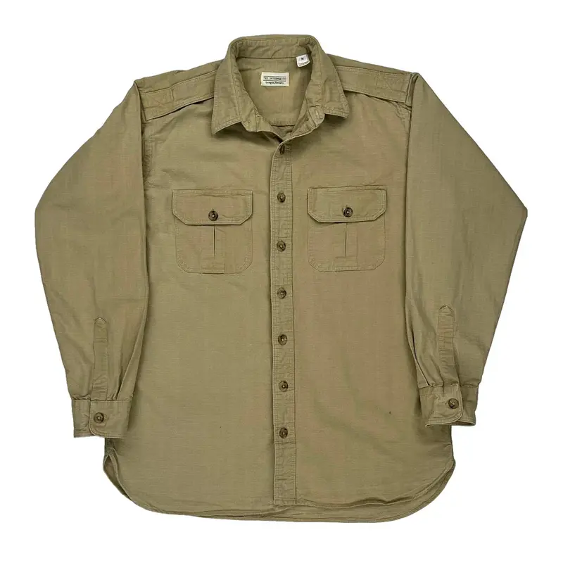 J Peterman Shirt - Medium Beige Cotton