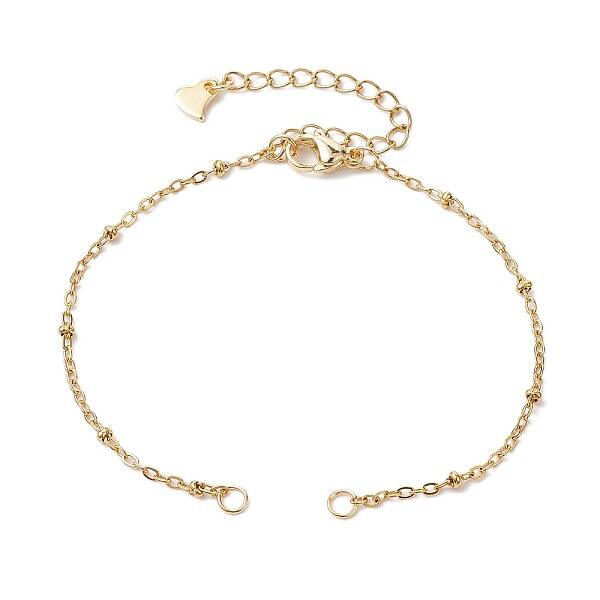 304 Stainless Steel Satellite Chain Bracelet Making