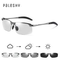 Paleshy HD Polarized Photochromic Sunglasses UV400 Protection Ultralight Eyewear Day Night Safety Glasses Fishing Golf Outdoo...