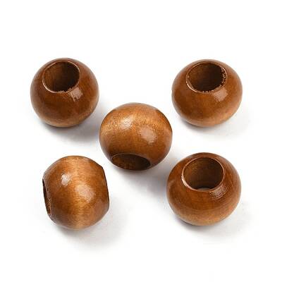Spray Painted Wood Beads