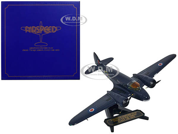 Airspeed AS.10 Oxford Aircraft PH185, 778 Squadron, Fleet Air Arm Royal Air Force Oxford Aviation Series 1/72 Diecast Mod...
