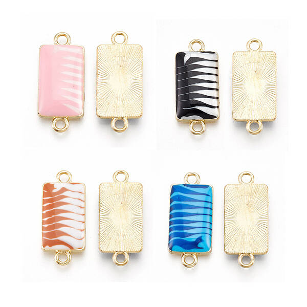 Alloy Enamel Links connectors
