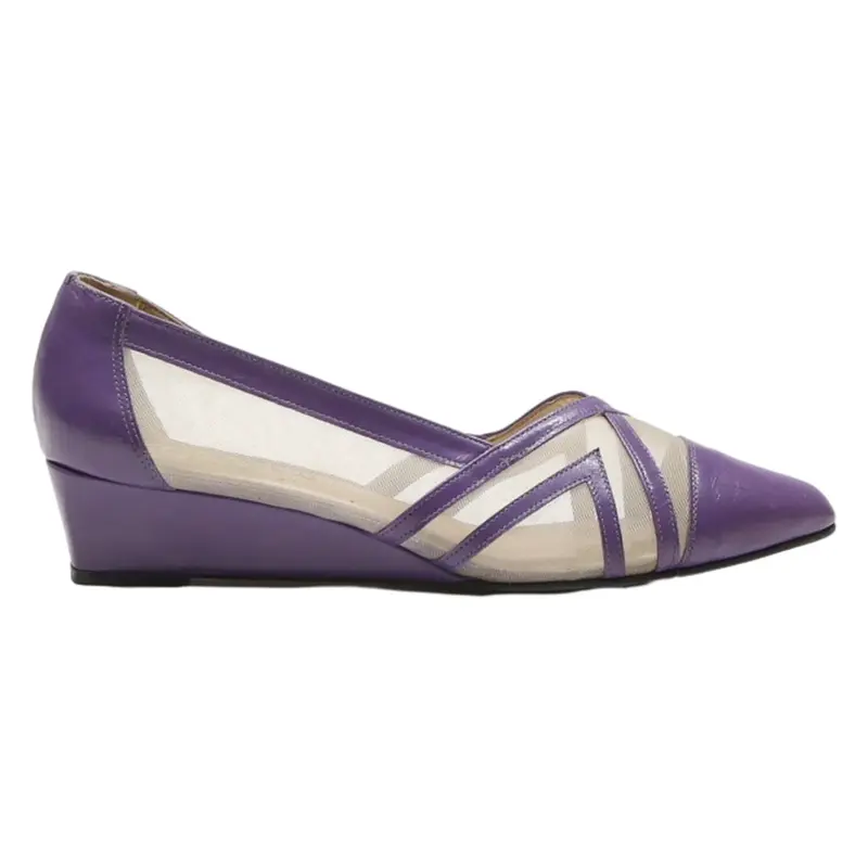 MAGDESIANS Pump Shoes Purple Synthetic Womens UK 8.5