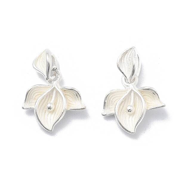 925 Sterling Silver Flower Charms