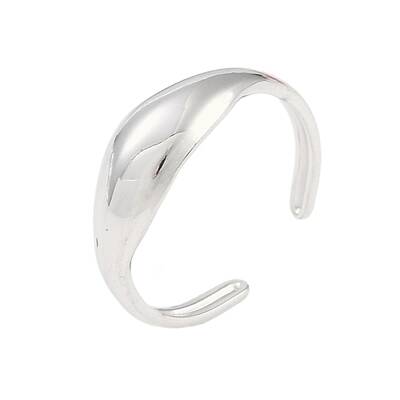 Non-Tarnish 304 Stainless Steel Open Cuff Rings for Women