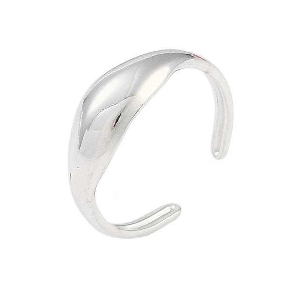 Non-Tarnish 304 Stainless Steel Open Cuff Rings for Women