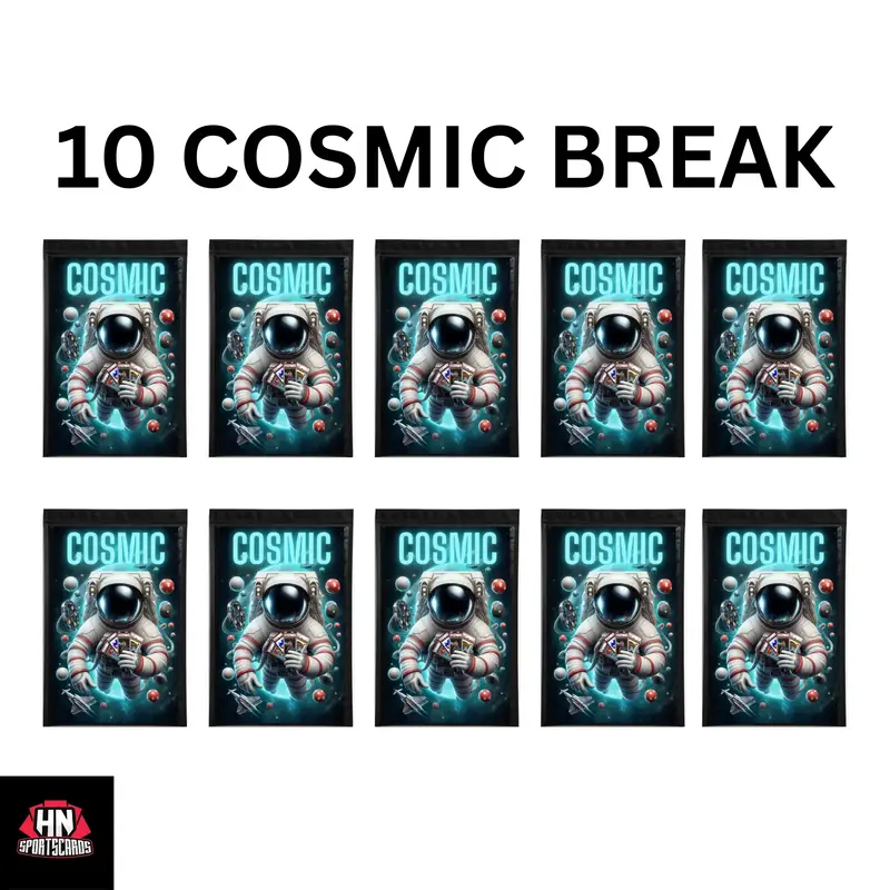 BREAK 0060 - 10 COSMIC BREAK - MULTI-SPORT REPACK - PICK YOUR TEAM (PYT)