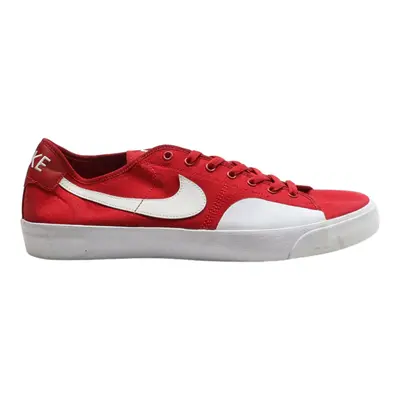 NIKE Blazer 2021 Low Top Trainers Red Cotton Mens UK 10.5