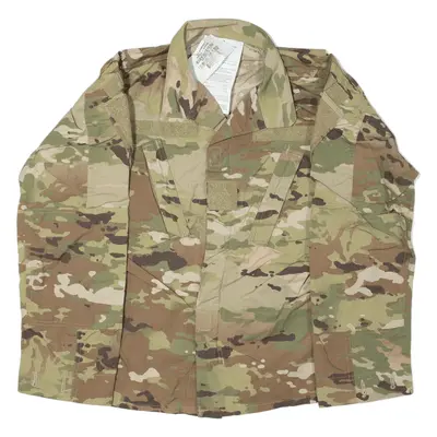 FEDERAL PRISON INDUSTRIES Combat Short Jacket Green Camouflage Mens XS