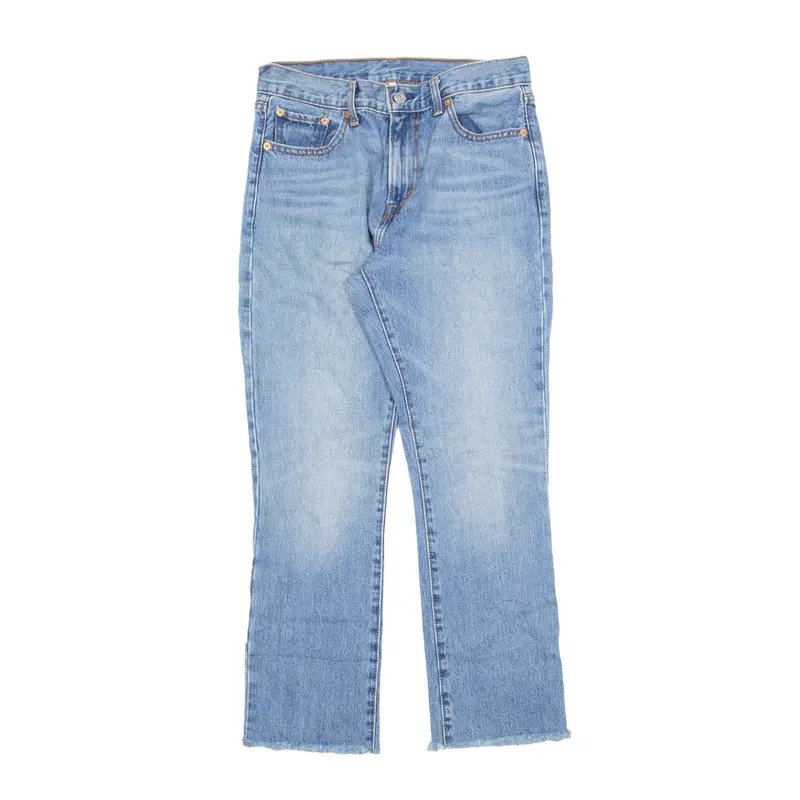 LEVI'S Jeans Blue Denim Regular Tapered Stone Wash Mens W29 L27