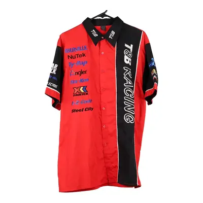 T&B Racing Short Sleeve Shirt - XL Red Cotton