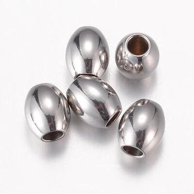 Tarnish Resistant 304 Stainless Steel Beads
