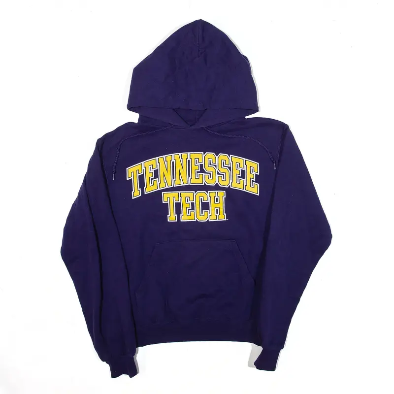 CHAMPION Tennessee Tech Sports Hoodie Purple Pullover USA Womens S