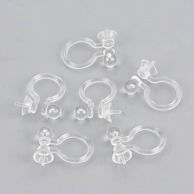 Plastic Clip-on Earring Findings