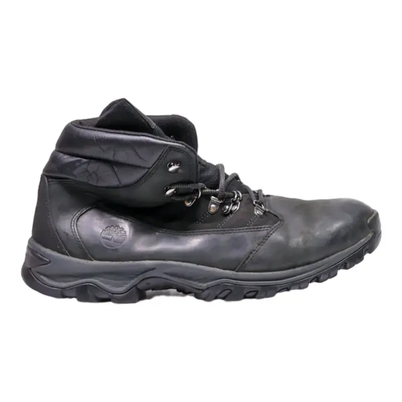 TIMBERLAND Lace-Up Boots Black Leather Mens UK 11.5