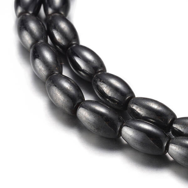 Magnetic Synthetic Hematite Bead Strands