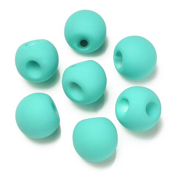 Rubberized Acrylic Beads