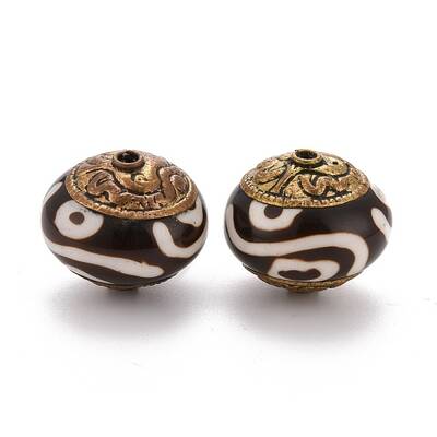 Handmade Tibetan Style Brass Beads