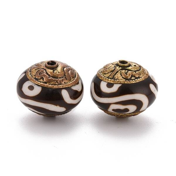 Handmade Tibetan Style Brass Beads