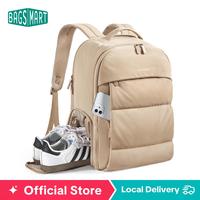 BAGSMART Carry on Backpack with Shoe Compartment, 30L Travel Backpack Airline Approved, Water-Resistant Gym Bag for Women, Fi...
