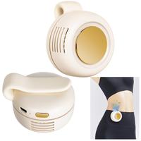 Portable Silent Mini Bladeless Fan, Electric Clip On Fan For Shirt, 3-Speed Waist Fan, Personal Fan, Rotating Body Fan Suitab...