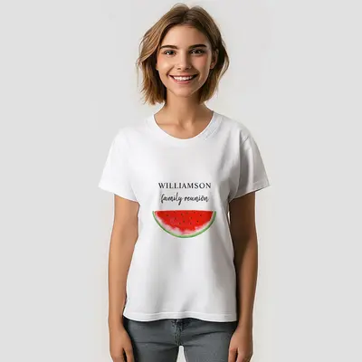 Family Reunion Watermelon Summer Custom T-Shirt