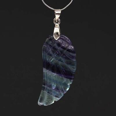 Natural Fluorite Pendants