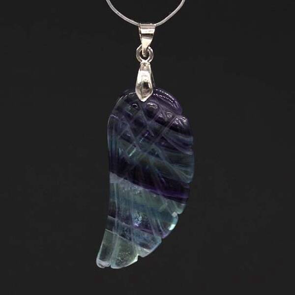 Natural Fluorite Pendants