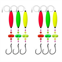 Catfish Rigs Santee Float Tackle Set with 6/0 Circle Hooks - Perfect for Catfishing Adventures with Peg Floats and Cigar Floa...