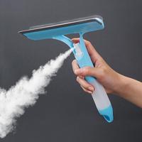 3-in-1 Window Cleaning Tool with Built-in Spray Bottle – Includes Squeegee and Glass Scraper for Effortless Streak-Free Win...